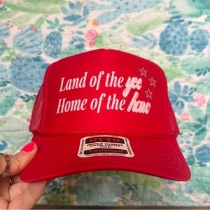 USA America Fourth of July western country trucker hat